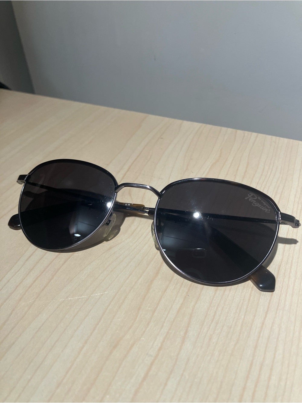 Original Penguin Gunmetal tortoise Sunglasses “The Ferrell Sun” unisex GUC